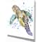 Designart - Blue Sea Turtle - Animal Canvas Art Print